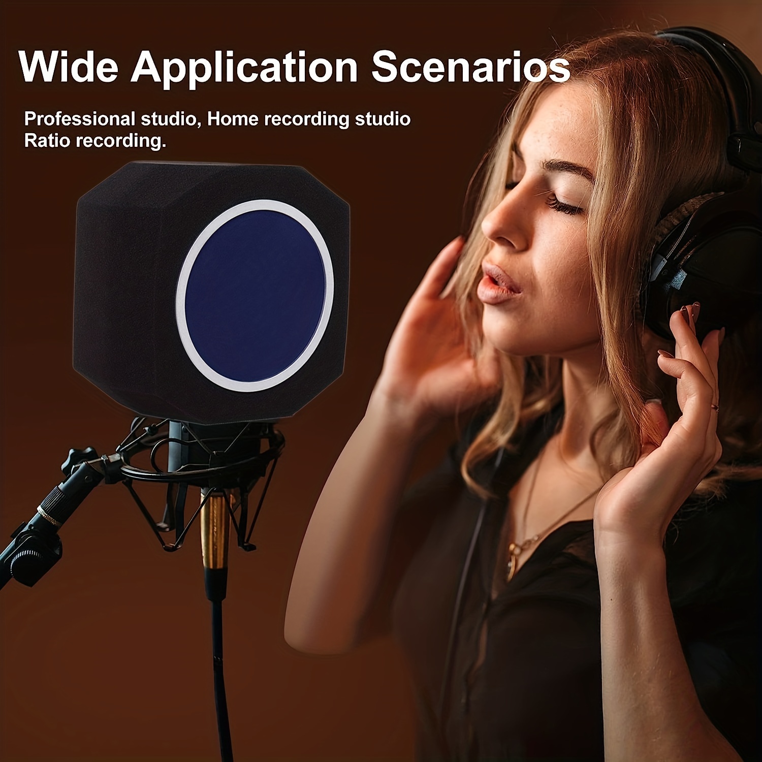 KTES Portable Microphone Isola - огляд і ціна Microphone Pop Filter Foam Windscreen