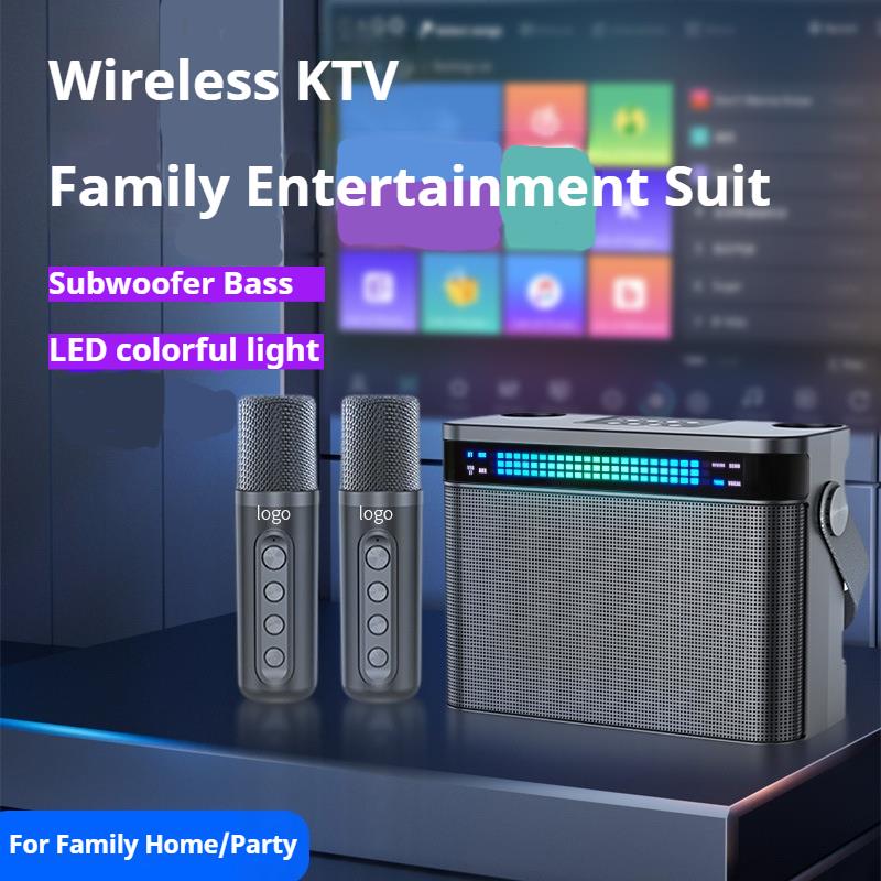 Powerful Bluetooth Speaker Wit - огляд і ціна Karaoke Machine Portable With 2 Mic