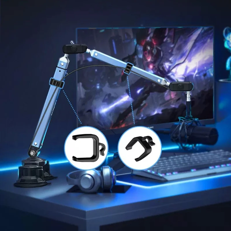 Professional Vacuum Suction De - огляд і ціна Microphone Stand Boom Arm Floor