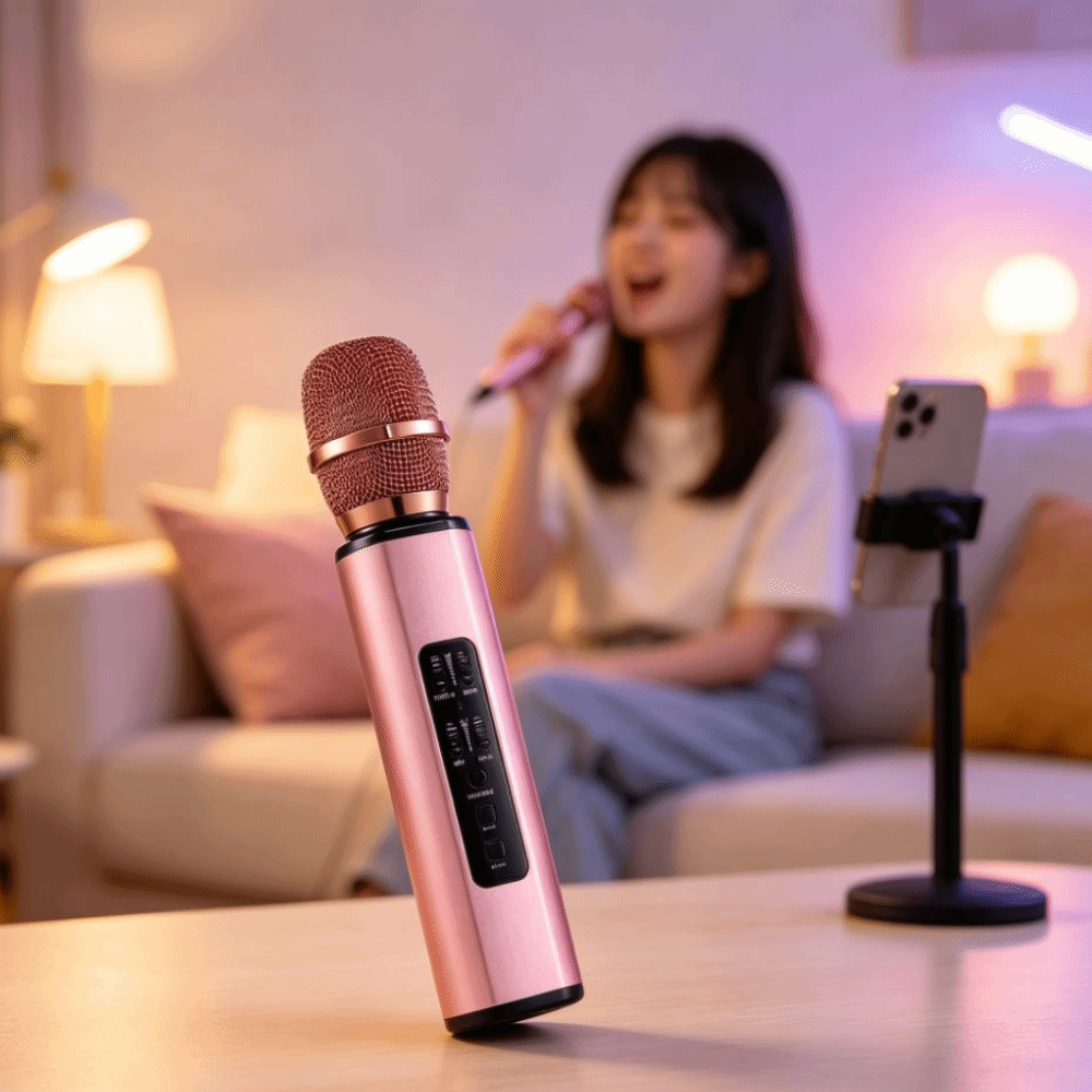 Portable Karaoke Microphone Du - огляд і ціна Bluetooth Karaoke Microphone Handheld