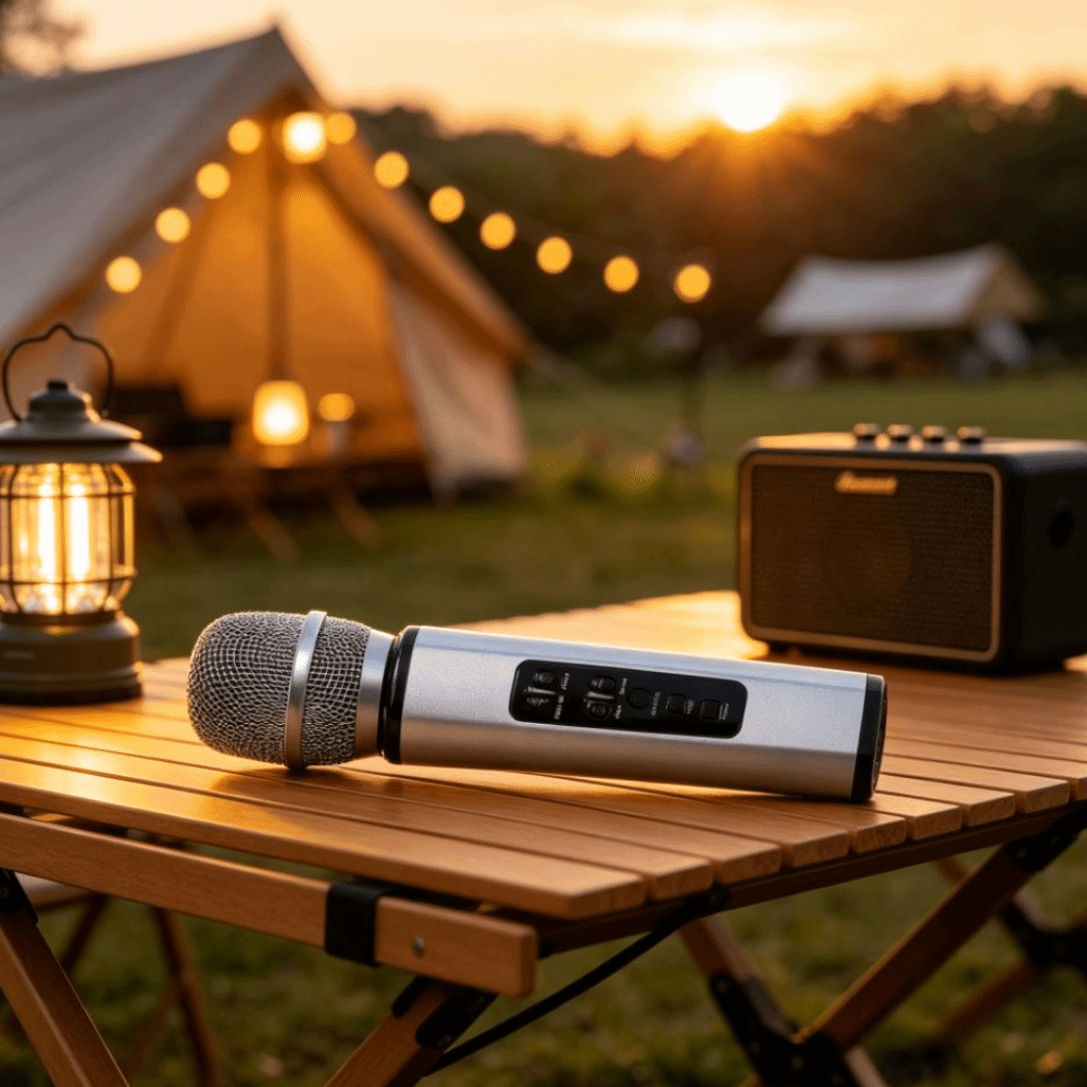 Portable Karaoke Microphone Du - огляд і ціна Bluetooth Karaoke Microphone Handheld