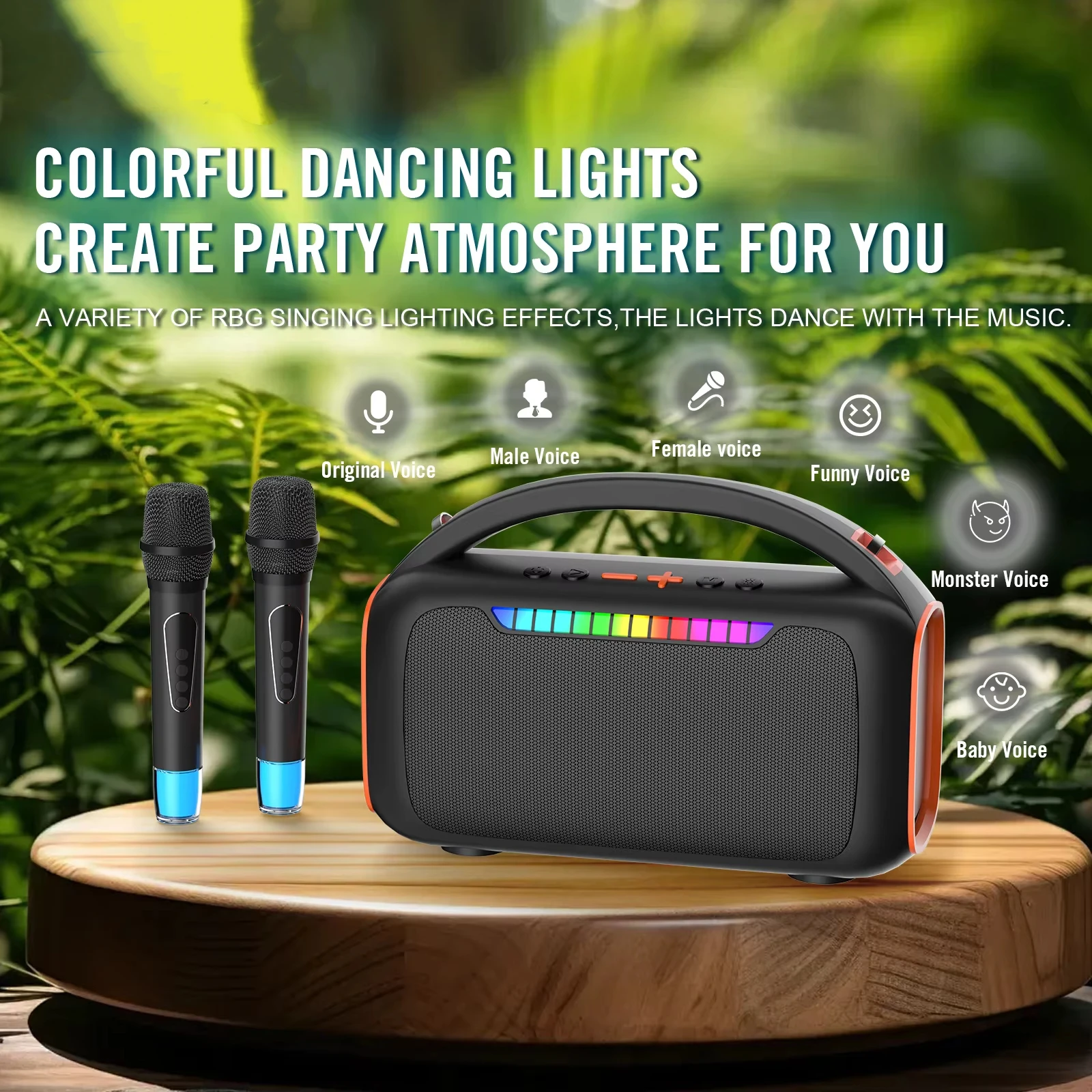 Karaoke Machine Sound with 2 M - огляд і ціна Karaoke Machine Portable With 2 Mic