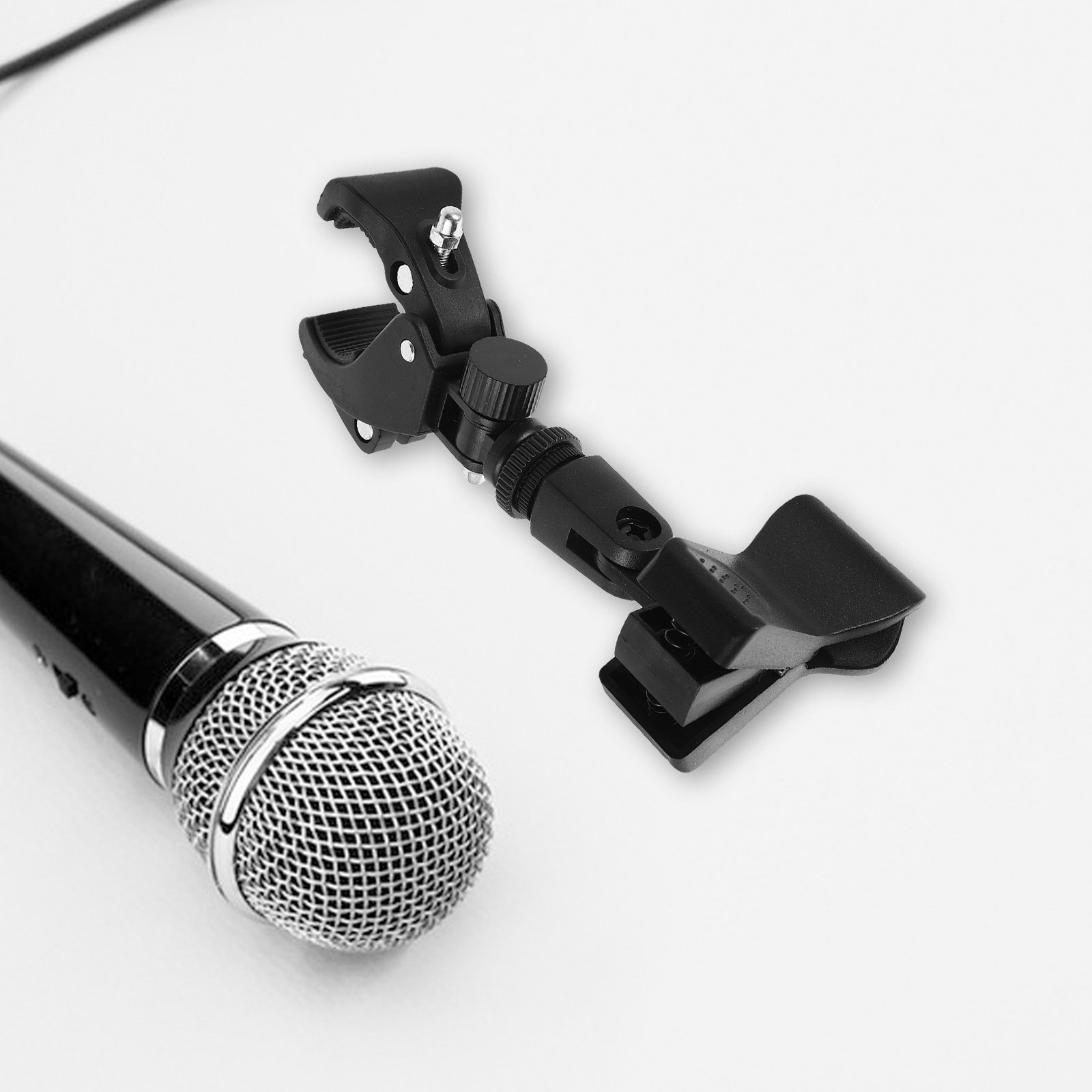 2Pcs Plastic Mic Stand Holder  - огляд і ціна Microphone Shock Mount Universal