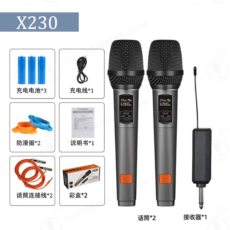 X230 Universal Wireless Microp - огляд і ціна Rechargeable Wireless Mic Lithium Battery