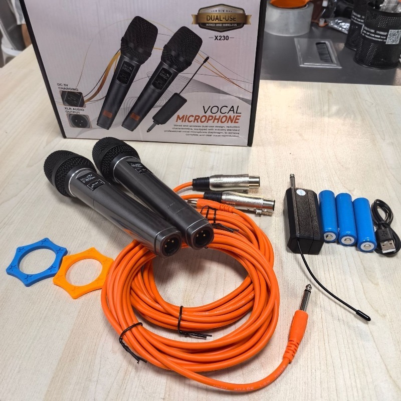 X230 Universal Wireless Microp - огляд і ціна Rechargeable Wireless Mic Lithium Battery