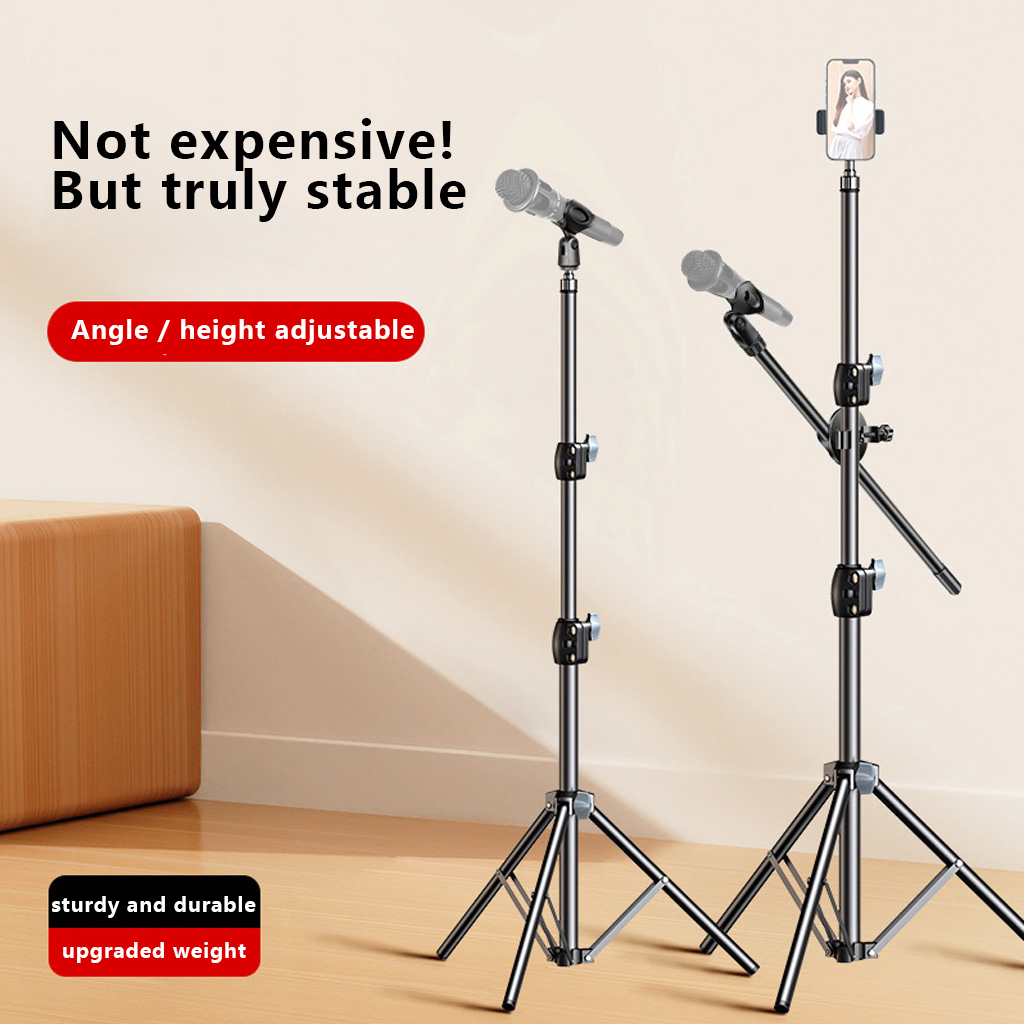 1.7M Adjustable Microphone Flo - огляд і ціна Microphone Stand Boom Arm Floor