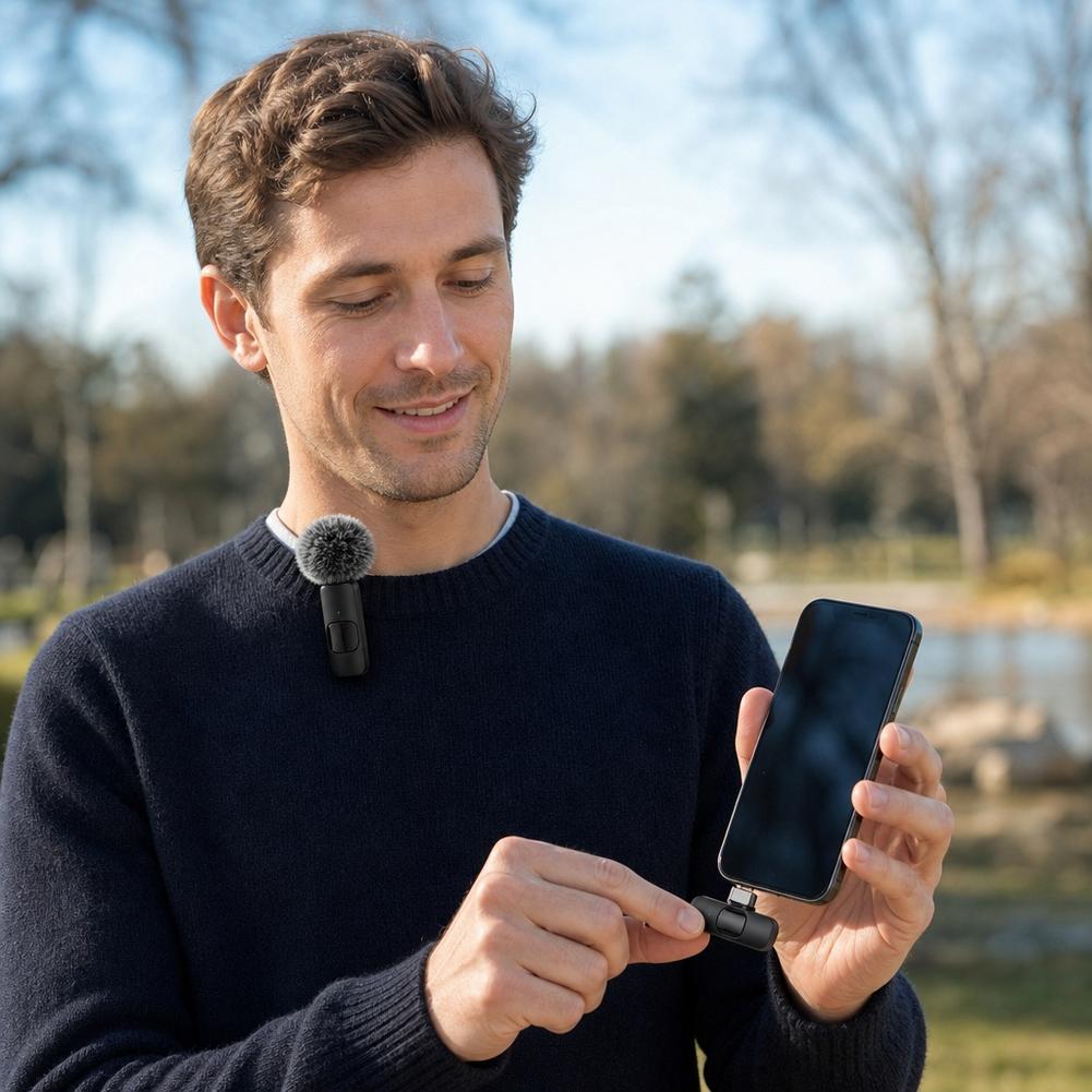 Wireless Lavalier Microphone T - огляд і ціна Wireless Lavalier Microphone Dual Receiver