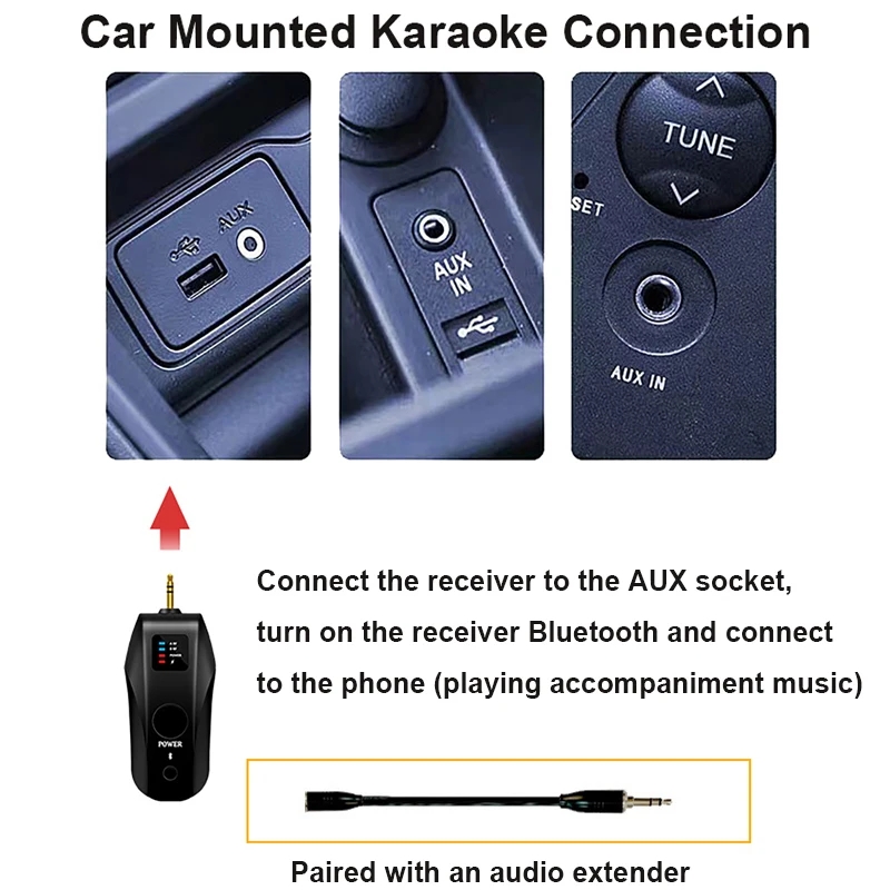UHF Wireless Handheld Dynamic  - огляд і ціна Bluetooth Karaoke Microphone Handheld