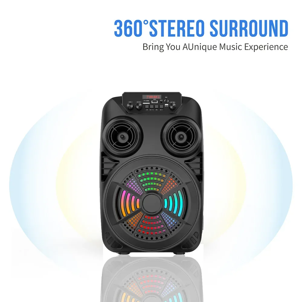 High Power Bluetooth Speakers  - огляд і ціна Karaoke Speaker System 100W Rgb