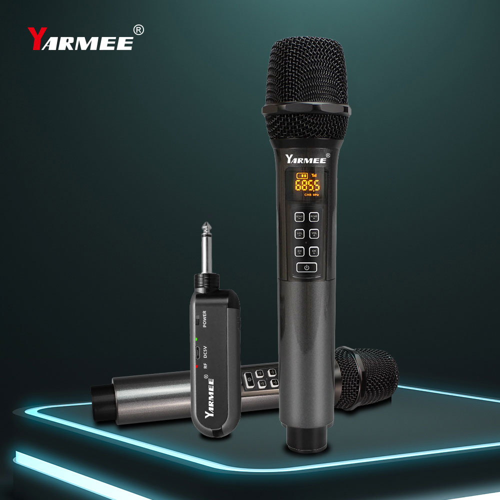 YARMEE Professional UHF Wirele - огляд і ціна Rechargeable Wireless Mic Lithium Battery