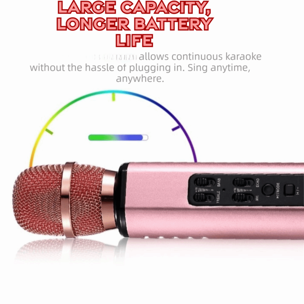 Portable Karaoke Microphone Pr - огляд і ціна Bluetooth Karaoke Microphone Handheld