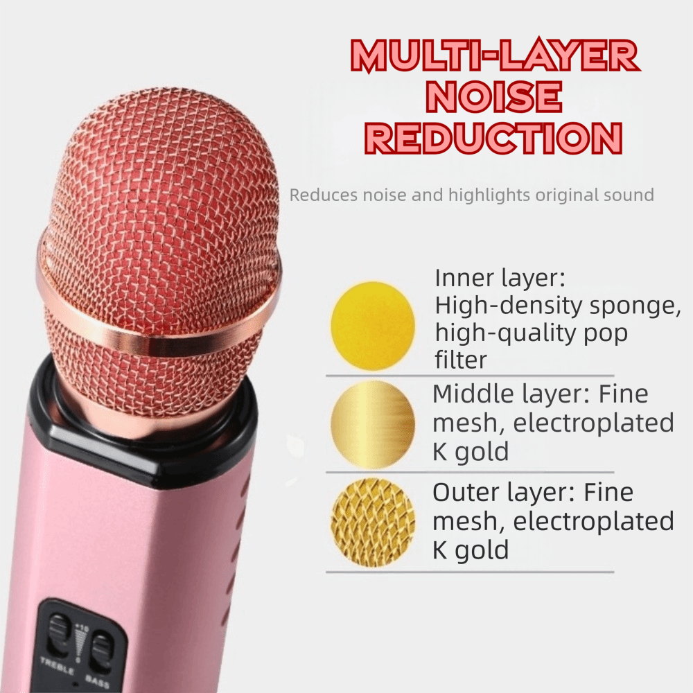 Portable Karaoke Microphone Pr - огляд і ціна Bluetooth Karaoke Microphone Handheld