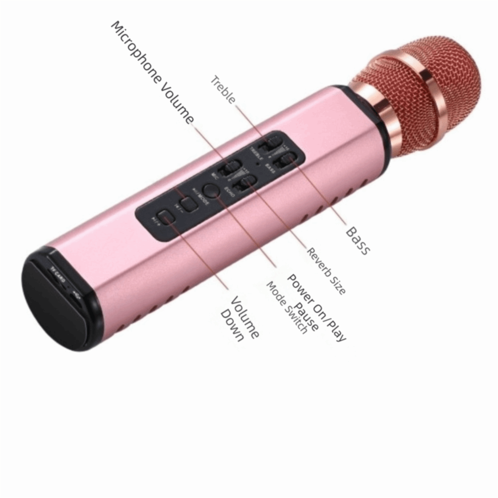 Portable Karaoke Microphone Pr - огляд і ціна Bluetooth Karaoke Microphone Handheld