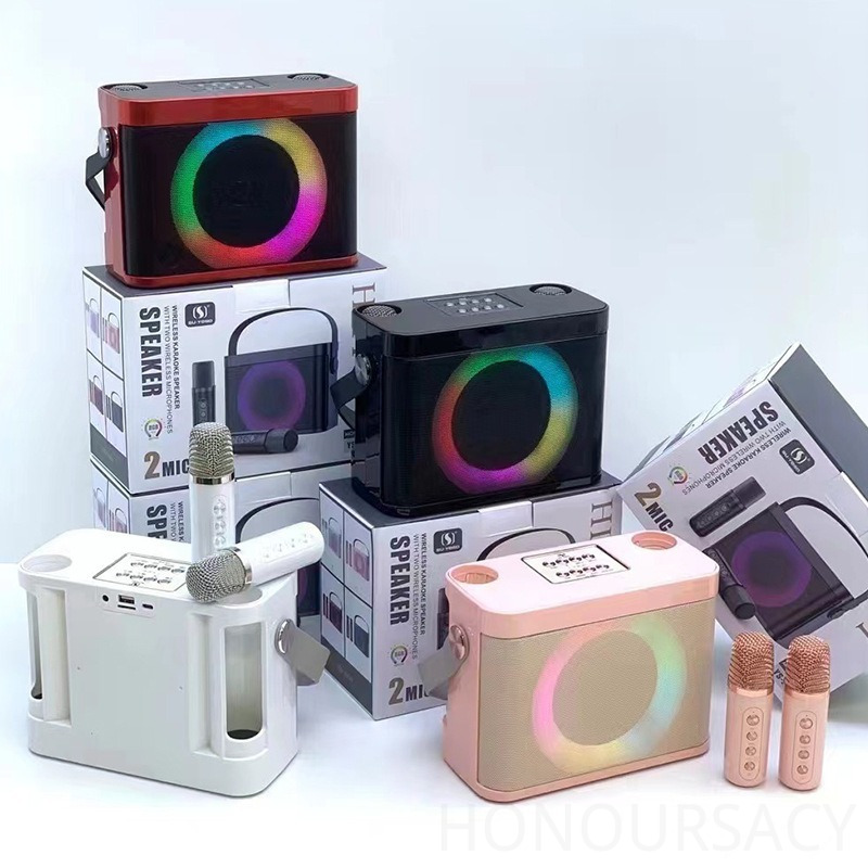 HIFI Stereo Bluetooth Karaoke  - огляд і ціна Karaoke Machine Portable With 2 Mic