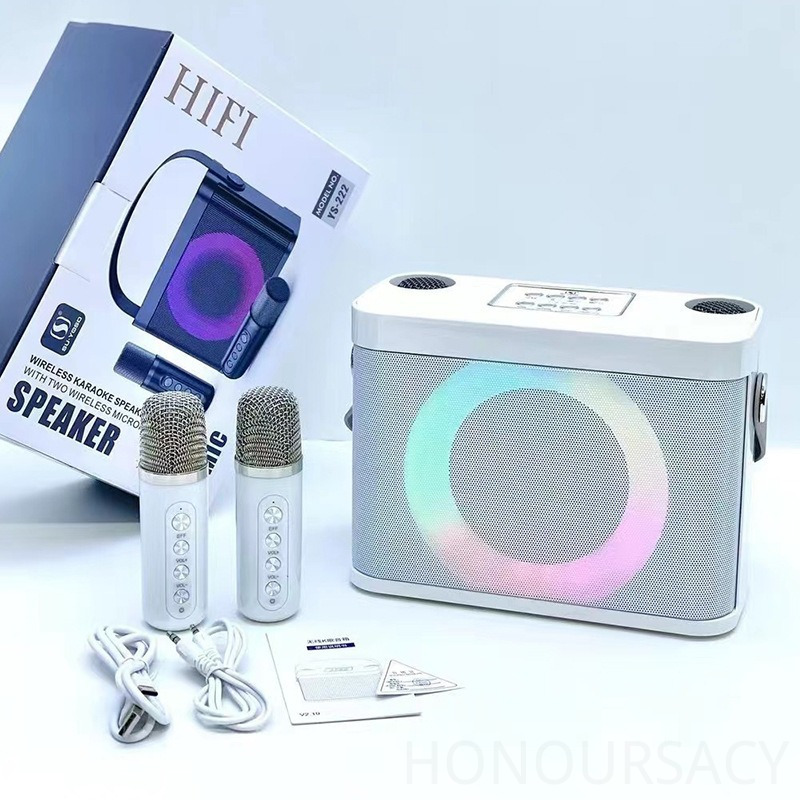 HIFI Stereo Bluetooth Karaoke  - огляд і ціна Karaoke Machine Portable With 2 Mic